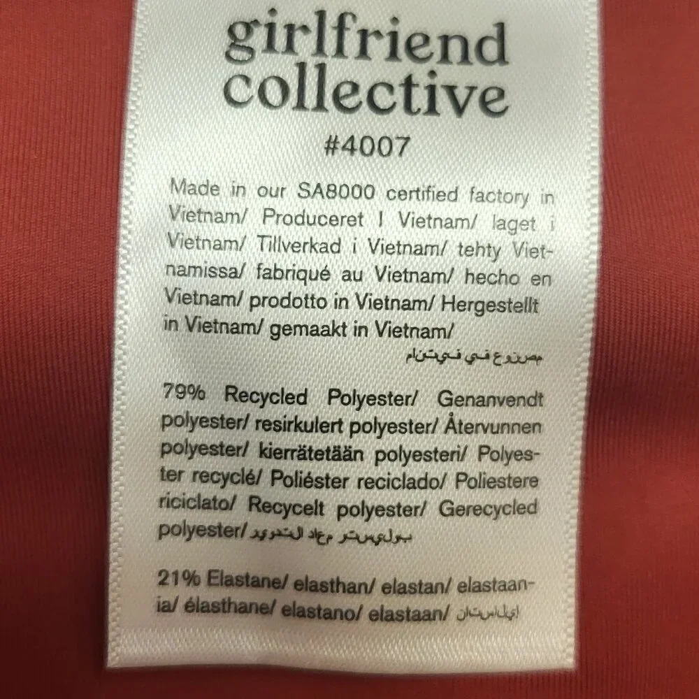 Girlfriend Collective Compressive High Waisted Leggings: Sedona(Rust) MED NWT - Picture 8 of 10